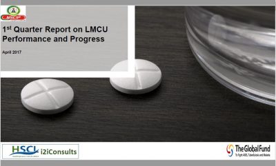 First Quater Report on LMCU Performance and Progress